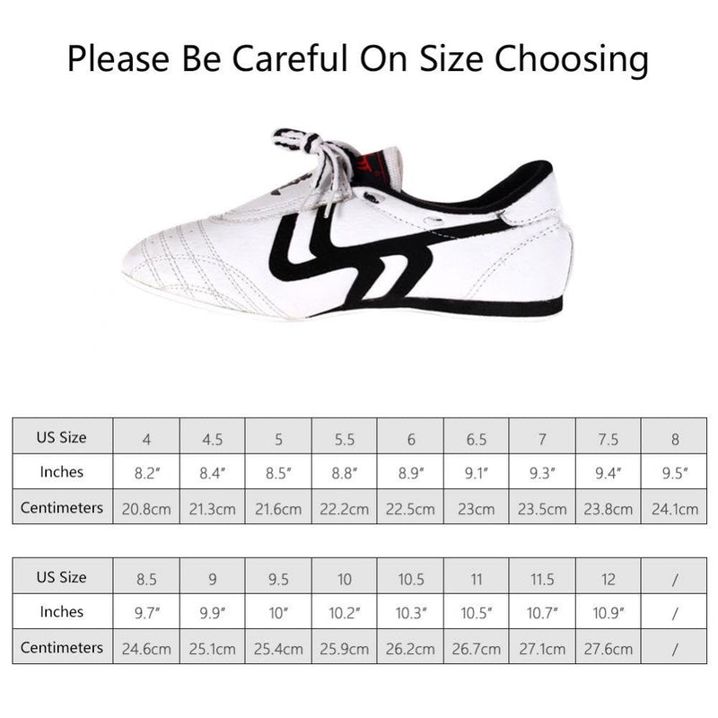 Keenso Unisex Taekwondo Shoes, Martial Arts Sports Shoes Sports Boxing Karate Martial Arts Taichi Shoes Lightweight Shoes for Kids Women Men Adult with a Storage Bag(37) White