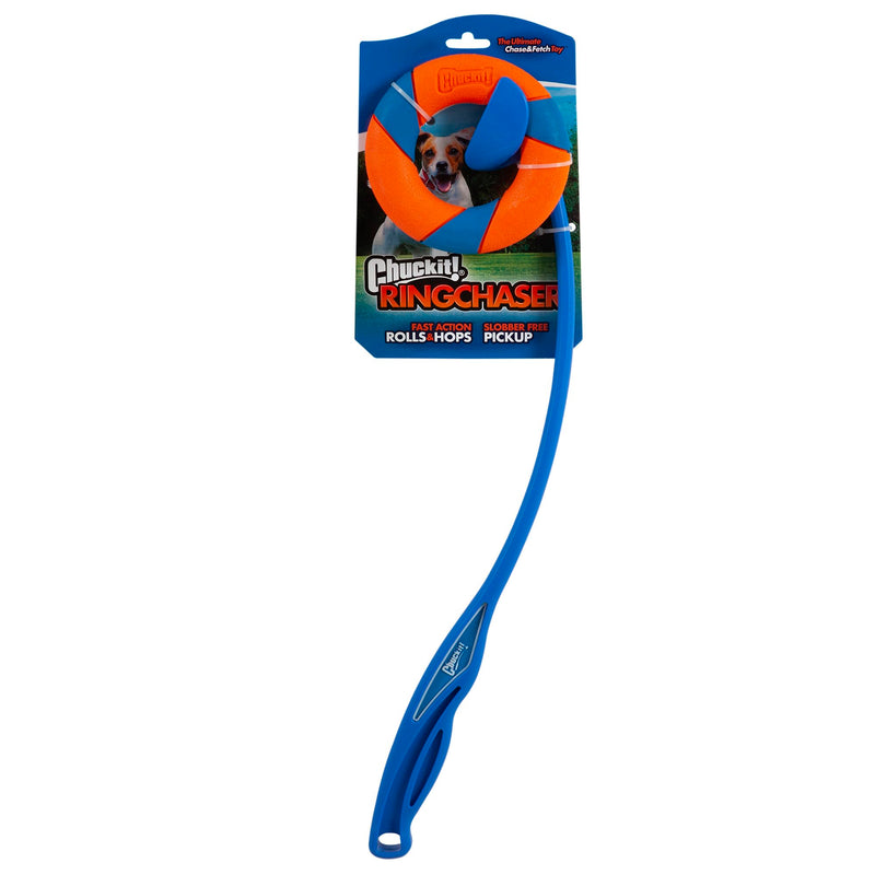 Chuckit! Ring Chaser Dog Ball Launcher Dog Toy Set, 22 Inch Length with 4.5 Inch Dog Ball Ring - BeesActive Australia