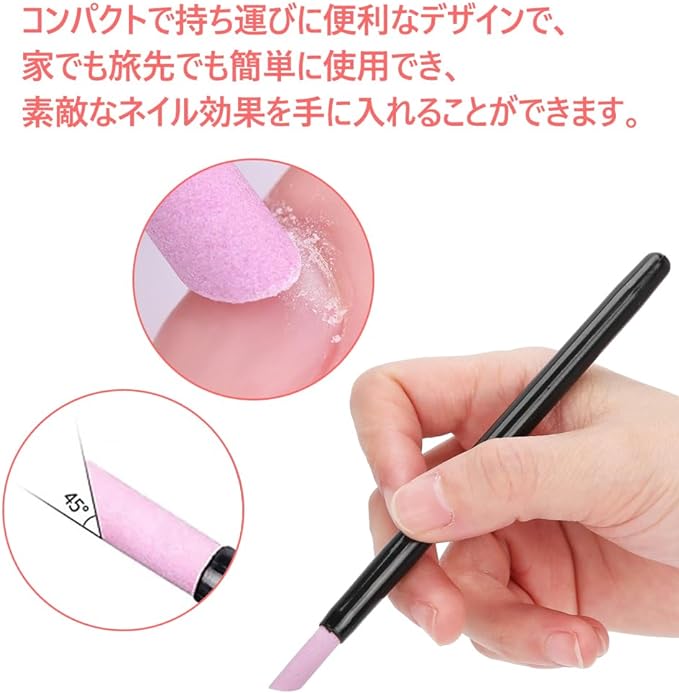Stone Pusher, Ceramic Pusher, Cuticle Pusher, Nail Art Tool, Detailing, Sanding, Cuticle Treatment, Easy to Carry, Easy to Use, Set of 3 Colors - BeesActive Australia