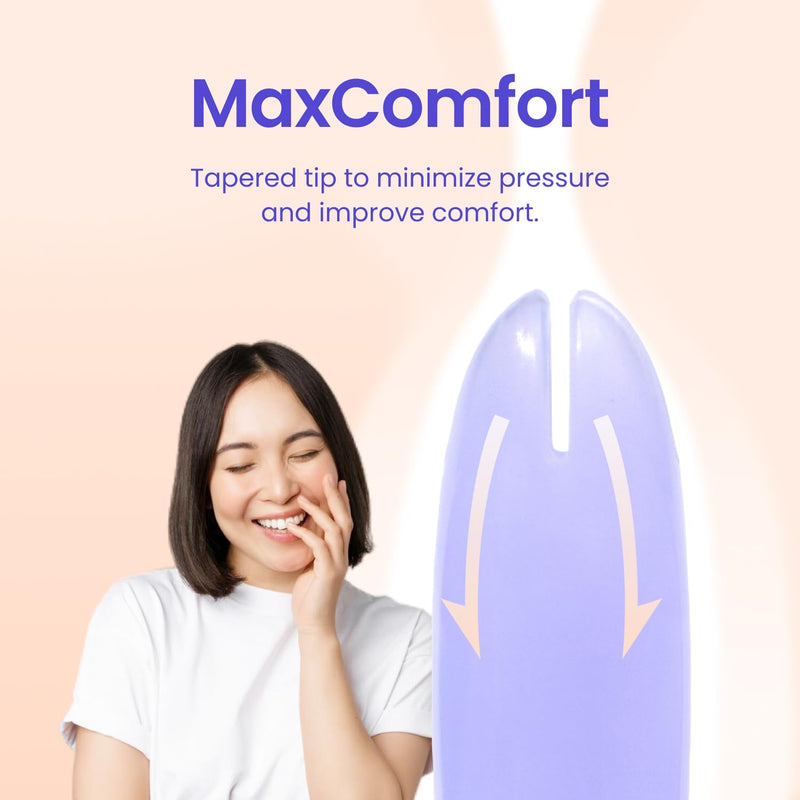 VWELL MaxComfort Tapered Vaginal Rectal Suppository Applicator Fits Most Prescription Capsule, Tablet, Pill, Gel, Cream (Universal) Universal - BeesActive Australia