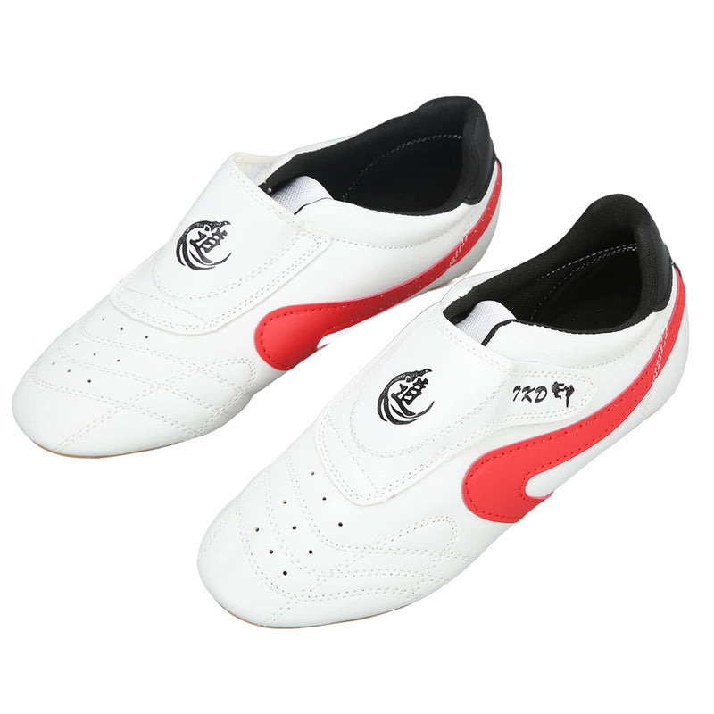 Taekwondo Shoes Unisex Adults PU Leather Oxford Soles Breathable Sport Gym Shoes for Boxing Kung Fu Tai Chi (41)