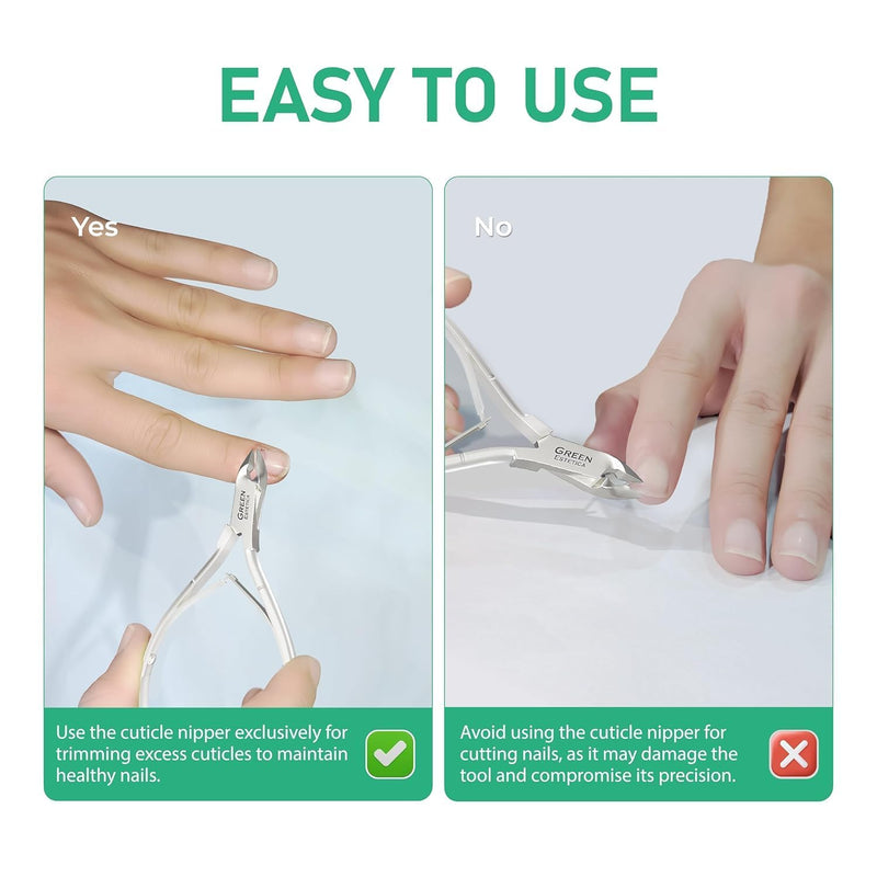 Professional Cuticle Trimmer Nail Cuticle Cutter Stainless Steel Cuticle Nippers with Sharp Blades of Cuticle Remover Clippers Manicure Tools Double Spring - Pedicure Nail Tools (Black - 4 Pack) Black Nipper - Pack of 4 - BeesActive Australia