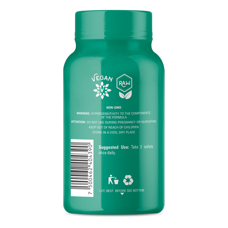 Organic Greens (Spirulina, Wheatgrass & Moringa) 90 Tablets - Rich in Vitamins and Minerals - Super Greens 1100 mg - Certified USDA - Non GMO - Vegan