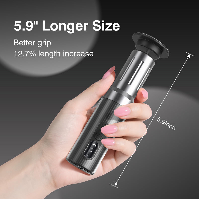 Electric Foot Callus Remover,2 in 1 Cordless Rechargeable Foot File & Nail Sander,6 Adjustable Speeds,40 Sanding Bands, 1200mAh Battery,Ergonomic 5.9" Handle,Travel Essentials - BeesActive Australia