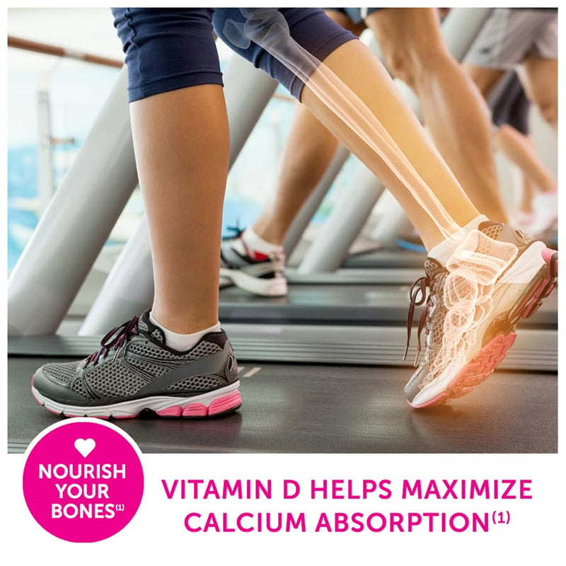 Caltrate 600 Plus D3 Vitamin D and Calcium Supplement Tablets, 60 Count | Highest Level of Vitamin D3, Maximizes Calcium Absorption to Support Strong Bones and Daily Function New 60 Count (Pack of 1)
