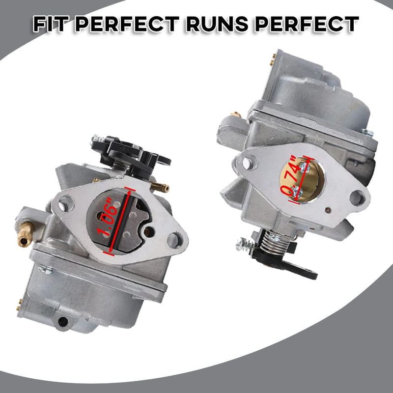 3R1032001 Boat Motor Carburetor Compatible with Mercury Mariner 3.5HP 4HP 5HP 6HP Outboard Nissan Tohatsu MF3.5 MFS4 MFS5 NFS4 4 Stroke Replace 3R1-03200-1 803522T1