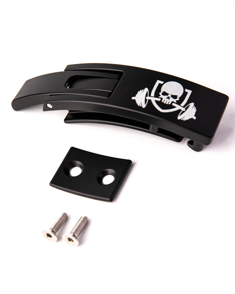 MANUEKLEAR Lever Belt Replacement, Professional Replacement Lever Belt Buckle Attachment for Man and Women Obsidian Black