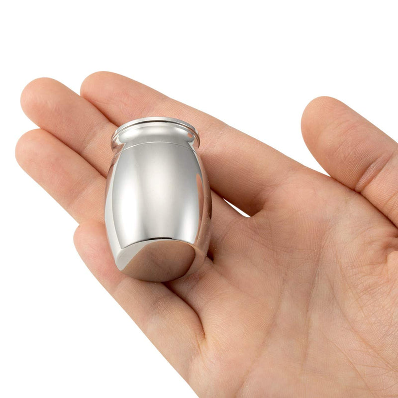 Zysta Stainless Steel Mini Urn Waterproof Memorial Urn for Cremation Ashes Burial Mini Funeral Urn Keepsake for Safe Storage of Ashes Style 3 - BeesActive Australia