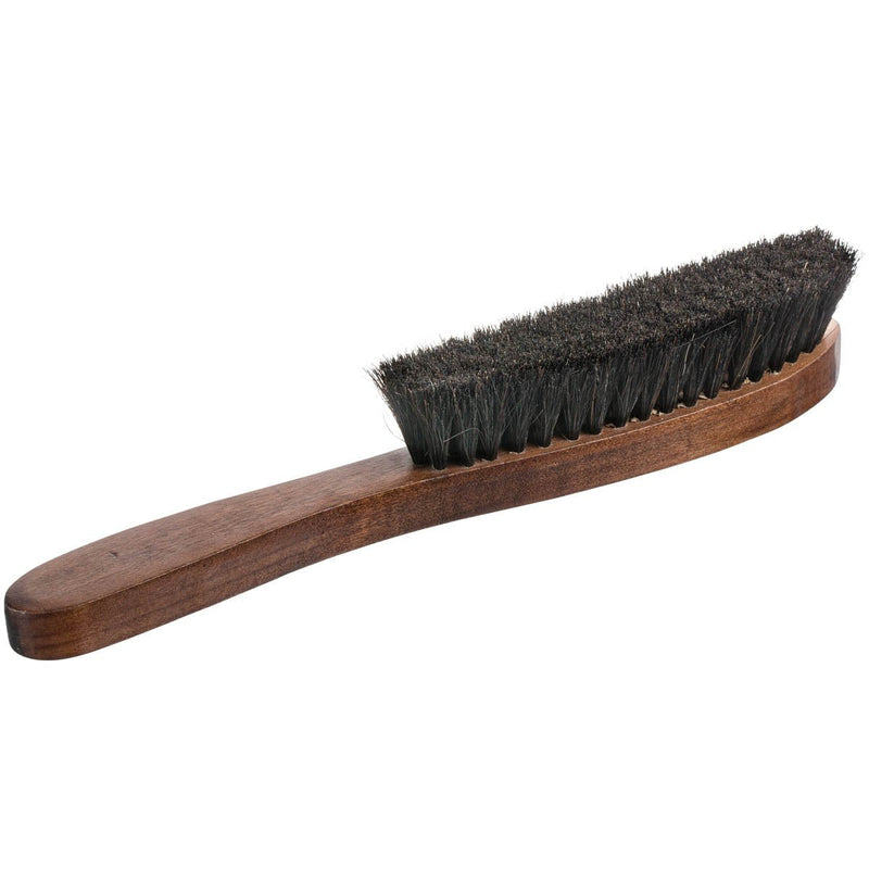 Home-it Hat Brush - Dust Brush - Horse Hair Bristles lint Brush for Clothes, Suits, Cashmere, Wool, Velvet, Good Grip, Walnut Hardwood Handle - BeesActive Australia