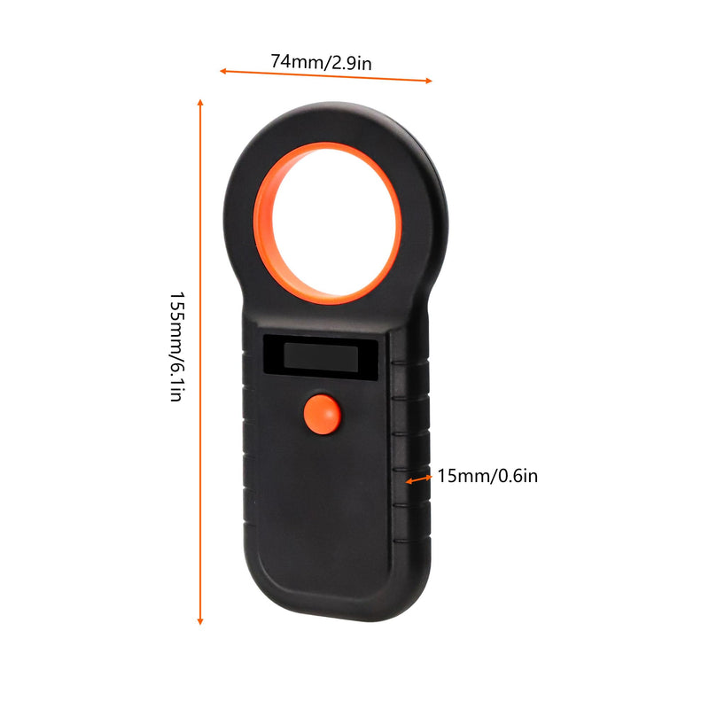 GBformat Pet Microchip Scanner OLED Chip Reader for Dogs Rechargeable USB Animal Chip Reader Chip Reader Pet Chip ID Scanner for Pets - BeesActive Australia