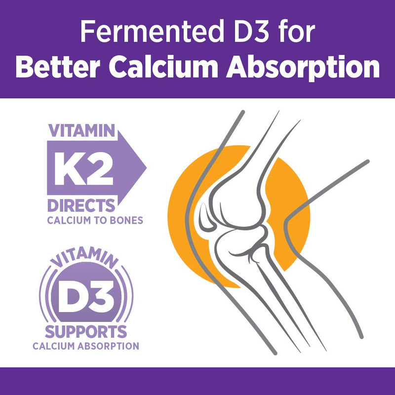New Chapter Calcium Supplement - Bone Strength Whole Food Calcium with Vitamin K2 + D3 + Magnesium, Vegetarian, Gluten Free 90 Count (1 month supply)