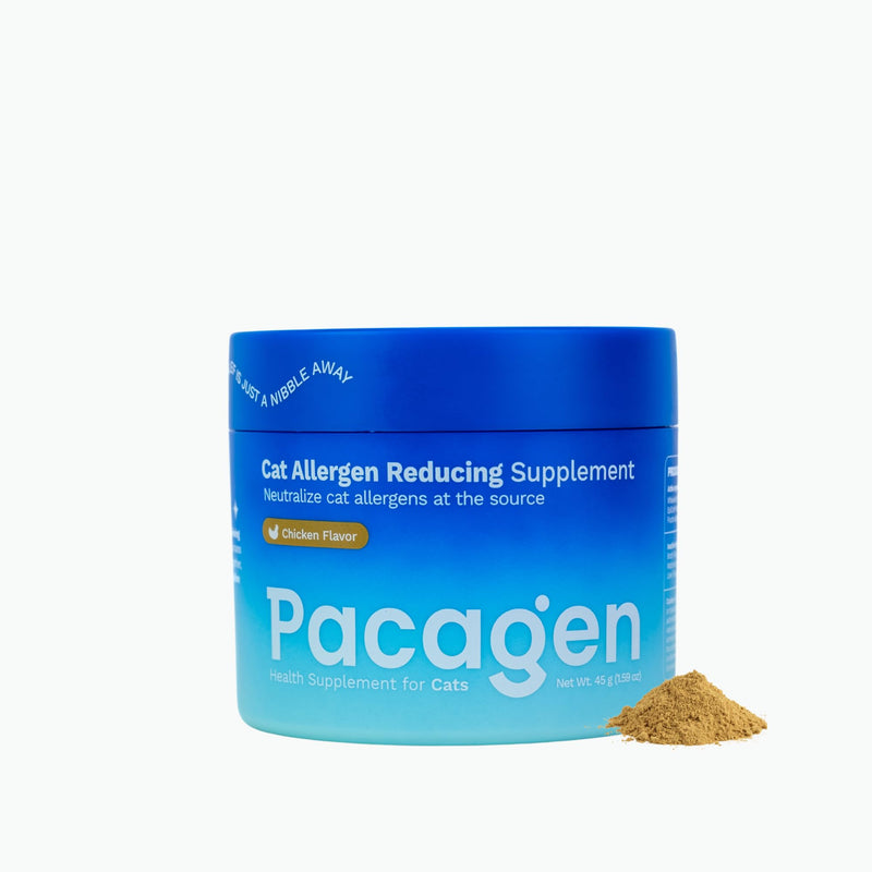 Pacagen Cat Allergen Reducing Health Supplement - Supports Lower Allergen Concentrations, Innate & Adaptive Immunity, and Overall Well Being - Two Scoops A Day from A Clearer Day (Chicken) Chicken