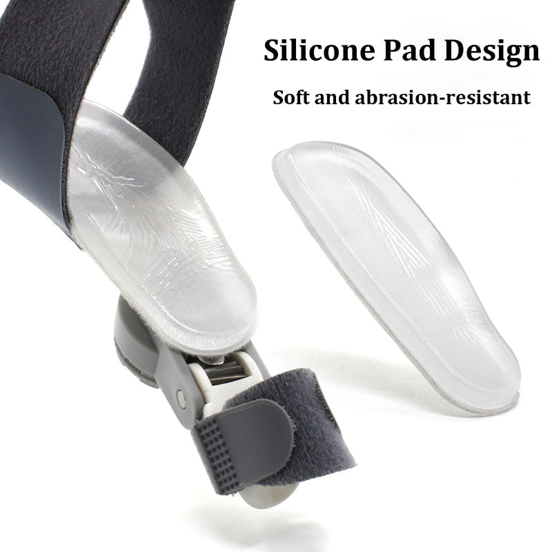 Bunion Corrector for Women & Men, Comfortable Big Toe Straightener with Silicone Pad | Adjustable Knob - Snug Fit for Left/Right Big Toes, Wear While Sleeping (1 Pack)