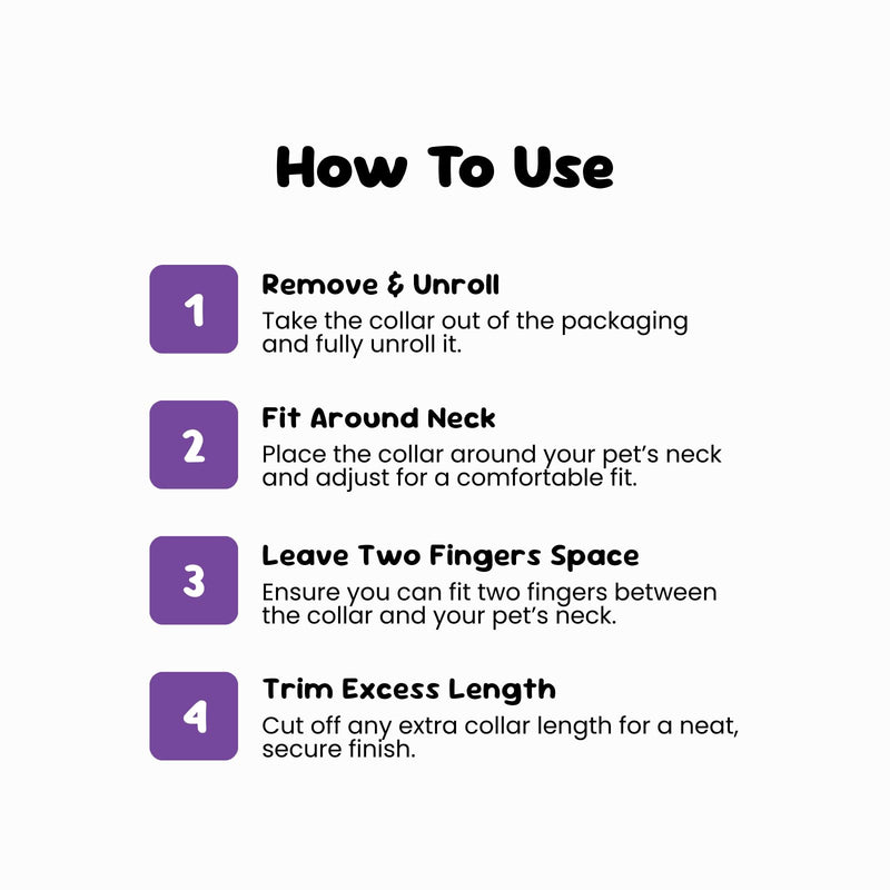 Calming Collar for Dogs Support Calm Behaviour During Fireworks, Thunderstorms, Travel & Separation - Lavender & Chamomile Aromas - Adjustable, Water-Resistant, Lasts Up to 30 Days - Large