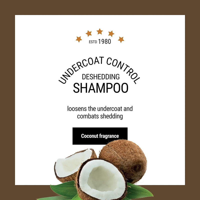 The Coat Handler Undercoat Control deShedding Dog Shampoo and Conditioner Bundle, 16 oz - Combats and Reduces Shedding, Undercoat Removal, Omega 3 & 6 Rich, Vitamin E Strengthens The Hair Follicle - BeesActive Australia