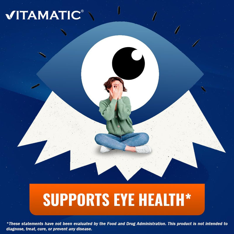 Vitamatic Lutein 40mg with Zeaxanthin 10mg, Eye Health Support Supplement, 240 Softgels - BeesActive Australia