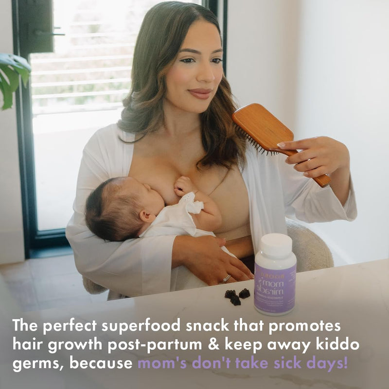Boobie Moms Miracle Lactation Support Gummies | Milk & Hair Booster - 60 Ct 60 Count (Pack of 1)