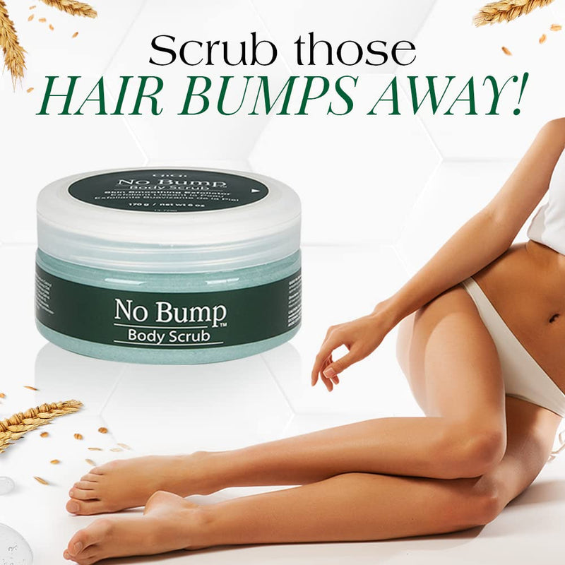 GiGi No Bump Body Scrub with Salicylic Acid, Prevents Ingrown Hair & Razor Burns, Exfoliates and Unclogs Pores, Ideal for Men and Women, 6 oz - 1 Pack 1 Count (Pack of 1) - BeesActive Australia