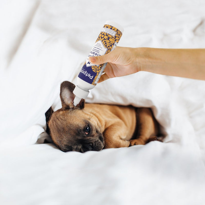 Petpost | Dog Ear Cleaner - Natural Coconut Oil Solution - Best Remedy for Odor - Dog Ear Problems - Chemical & Irritant Free 8 oz. - PawsPlanet Australia