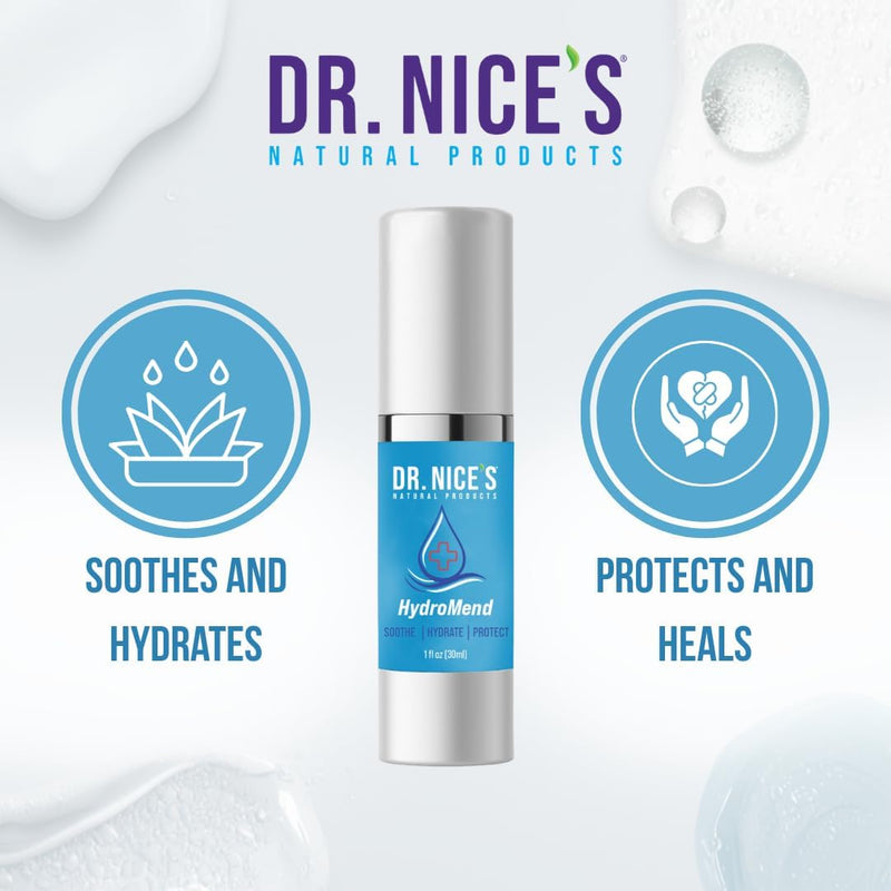 DR. NICE'S HydroMend for Seniors | for Chronic Wounds, Thin, Fragile or Dry Skin, Minor Cuts, Bumps and Bruises, Scrapes, Wounds, Chafe, Burns | Topical First-aid Hydrogel (30 ML) - BeesActive Australia