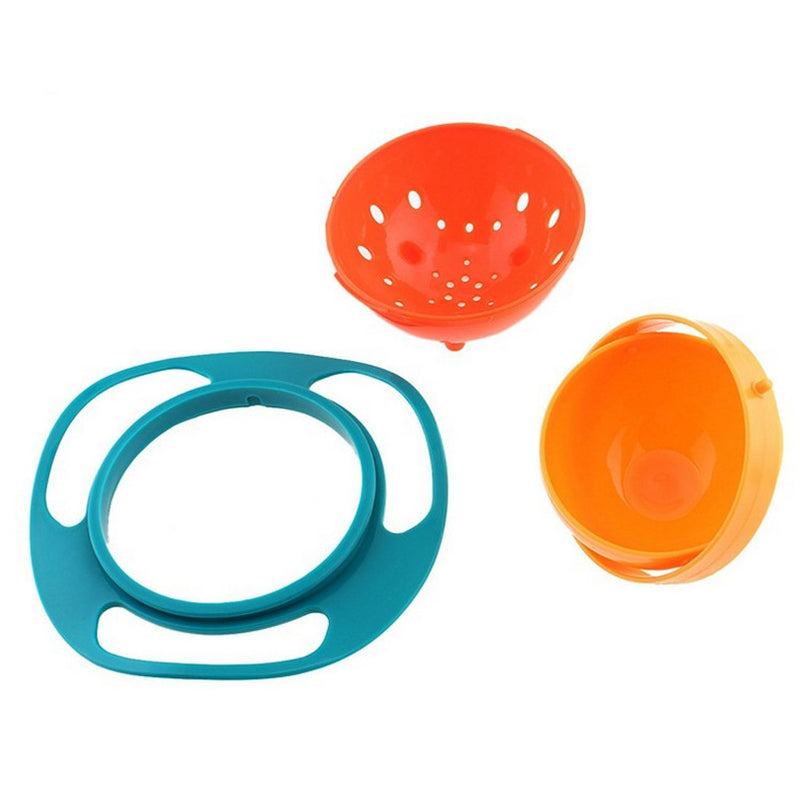 Spill Resistant Gyro Bowl with Lid Blue - BeesActive Australia