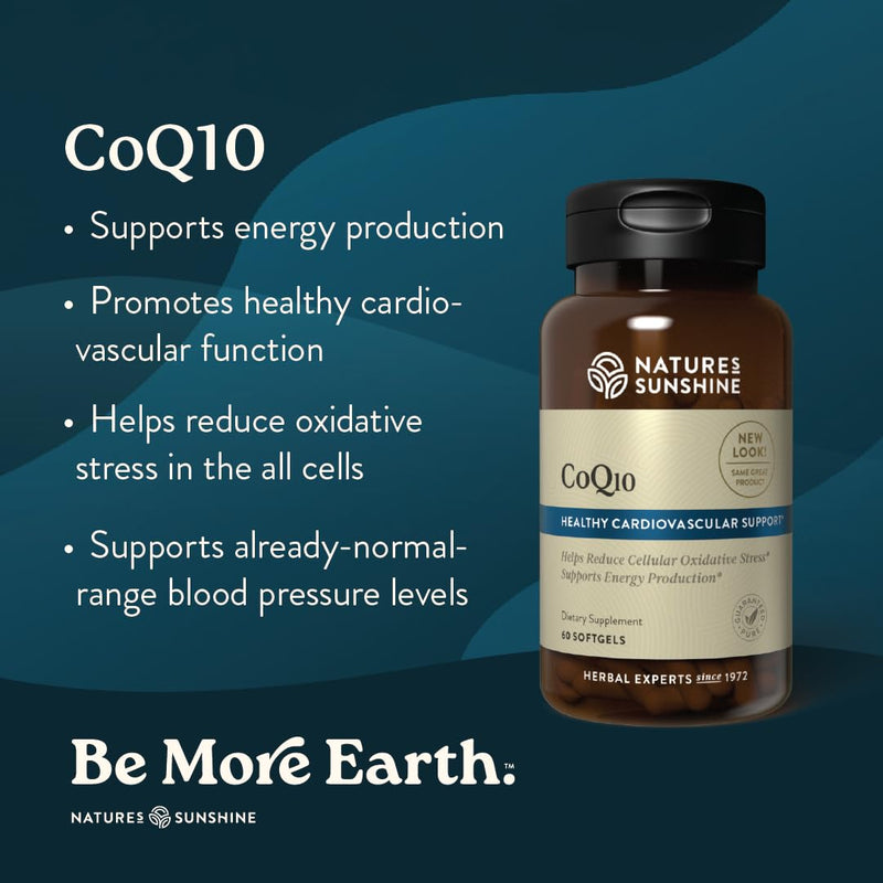 Nature's Sunshine CoQ10-60 Softgel Capsules