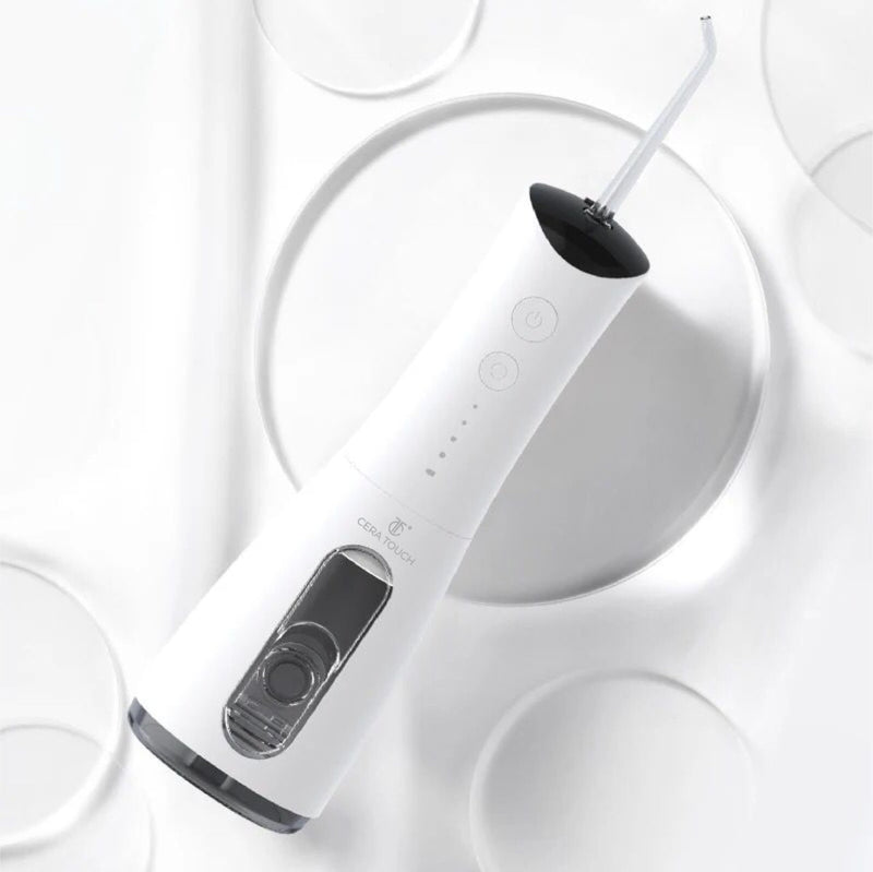 Water Flosser for Teeth Cleaning and Flossing | 4 Modes Rechargeable Cordless Oral Irrigator | IPX7 Waterproof | 300ml Water Tank Teeth Cleaner | Portable Electric Dentel Flossers for Home and Travel