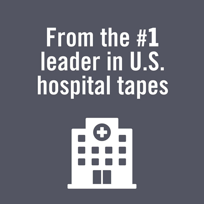 Nexcare Gentle Paper Tape, Medical Paper Tape, Secures Dressings and Lifts Away Gently - 1 In x 10 Yds, 2 Rolls of Tape 1 Inch (Pack of 2)