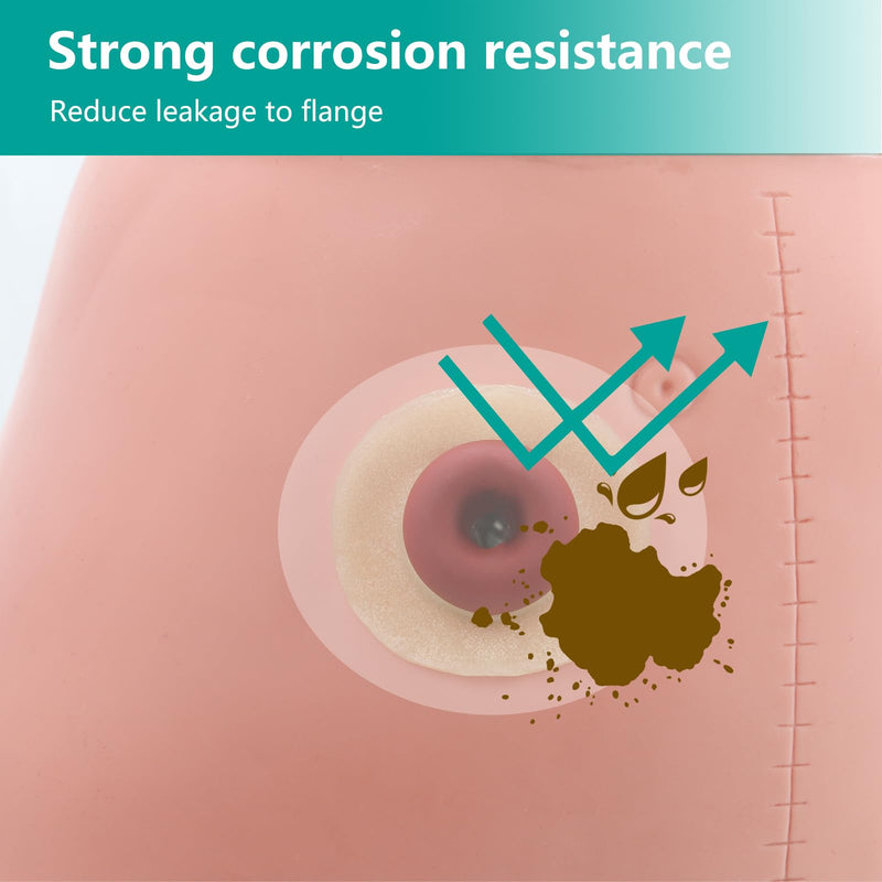 Ostomy Barrier Rings - Outer Diameter 2" (50mm) 2mm Thickness,Moldable Ostomy Rings,Hydrocolloid Skin Extender Rings for Colostomy Bags,10 Count 10PCS Ostomy Barrier Rings