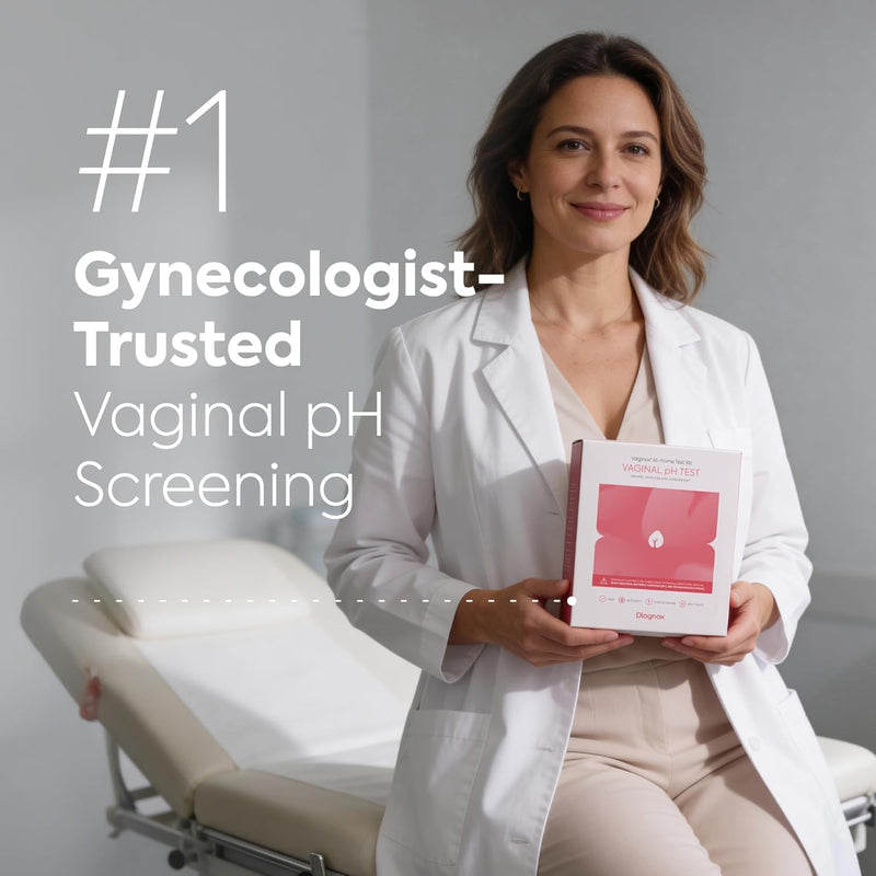 Vaginal pH Test Kit - Yeast Infection Test & BV Test Strips for Women - Clinical Grade, Accurate and Quick Results in 30 Seconds - 10 Self Tests 10 Count (Pack of 1)