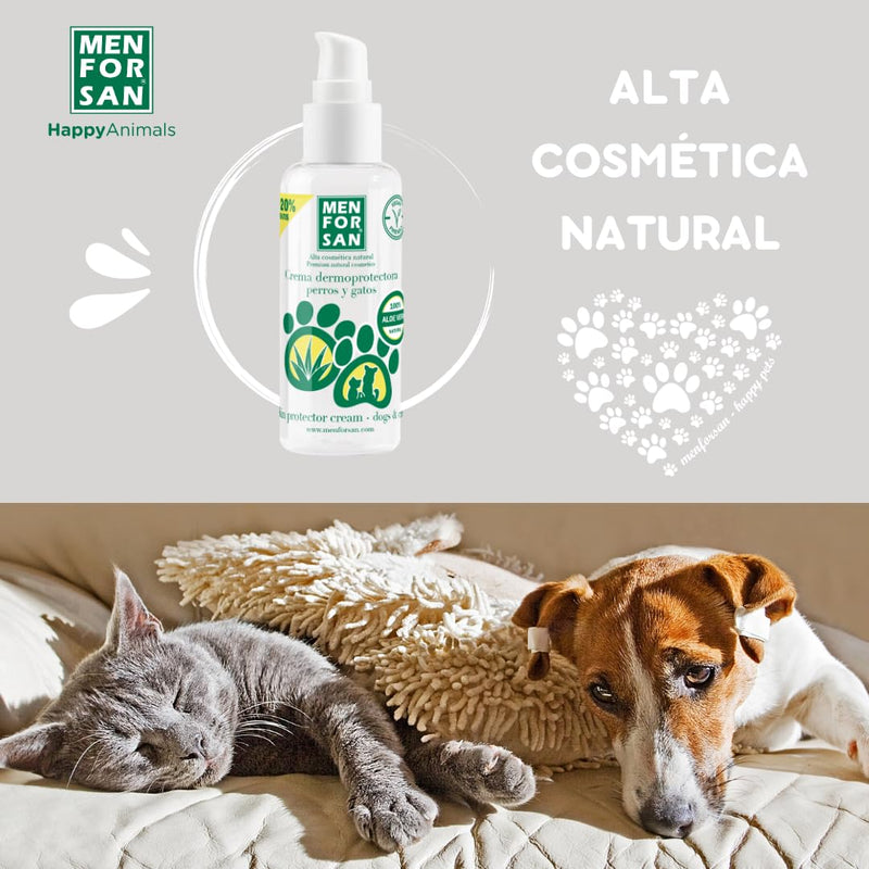 MENFORSAN skin-protecting moisturizer for dogs and cats 60 ml, with 100% natural aloe vera from controlled organic cultivation - BeesActive Australia