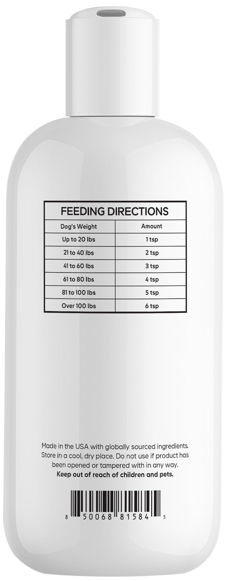 DNA PET Wild Alaskan Salmon Oil for Dogs - EPA, DHA, Omega 3 & 6 Fatty Acids for Pets - Liquid Fish Oil Supplement for Dogs - All Breeds - 8 fl oz