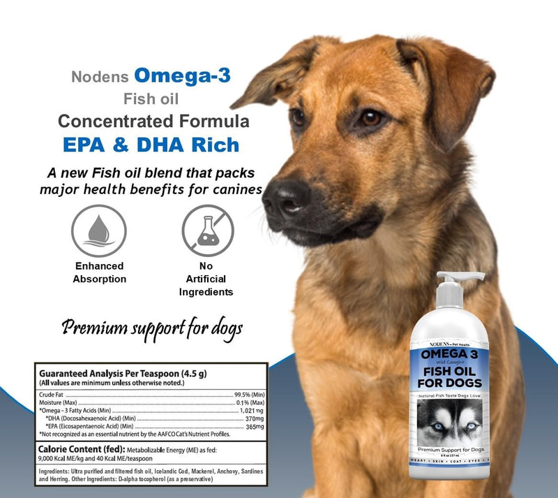 Fish Oil for Dogs Natural Omega 3 Fish Oil Liquid, Dog Skin & Coat Supplement - Dog Fish Oil Supplement for Shedding, Allergy & Itch Relief - Omega 3 Fish Oil Dogs Joints, Immune Support & Digestion - PawsPlanet Australia