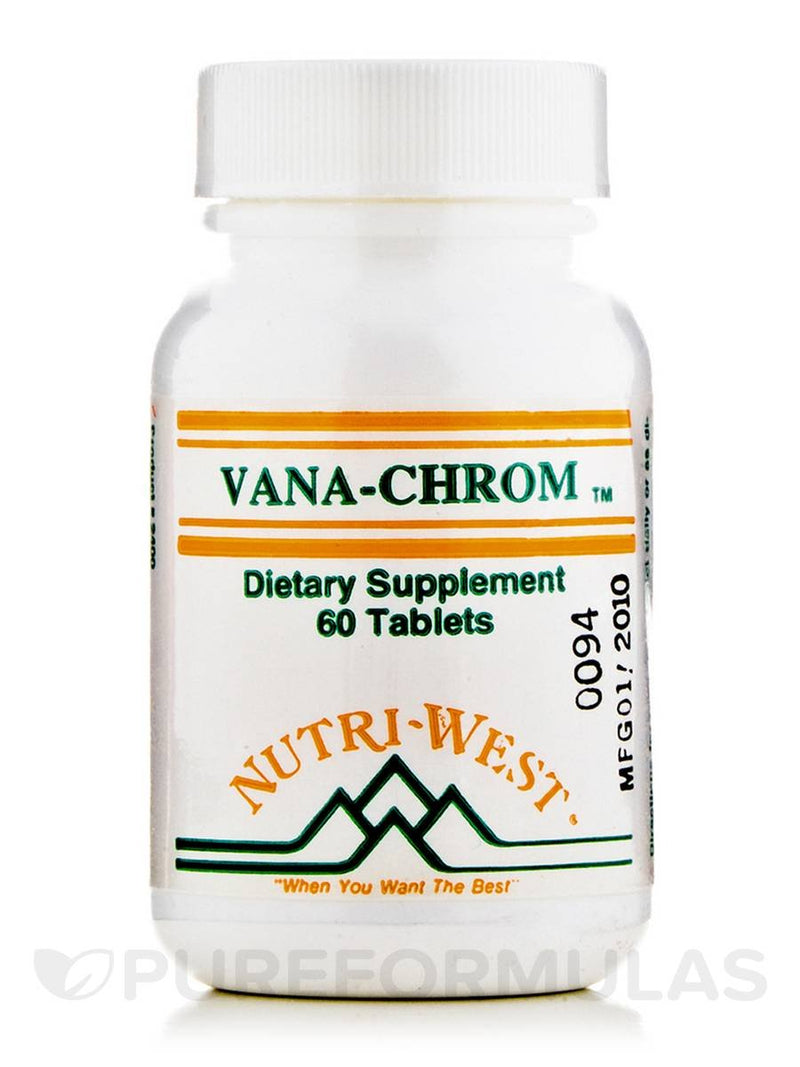 Vana-Chrom - 60 Tablets by Nutri West - BeesActive Australia
