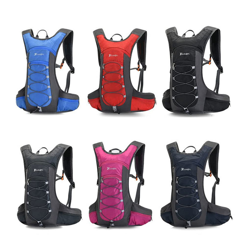 Croogo Hydration Backpack Running Backpack with 2L Water Bladder Lightweight Hydro Water Pack Cycling for Men Women,Red-OT05 OT05-Rose Red-SD