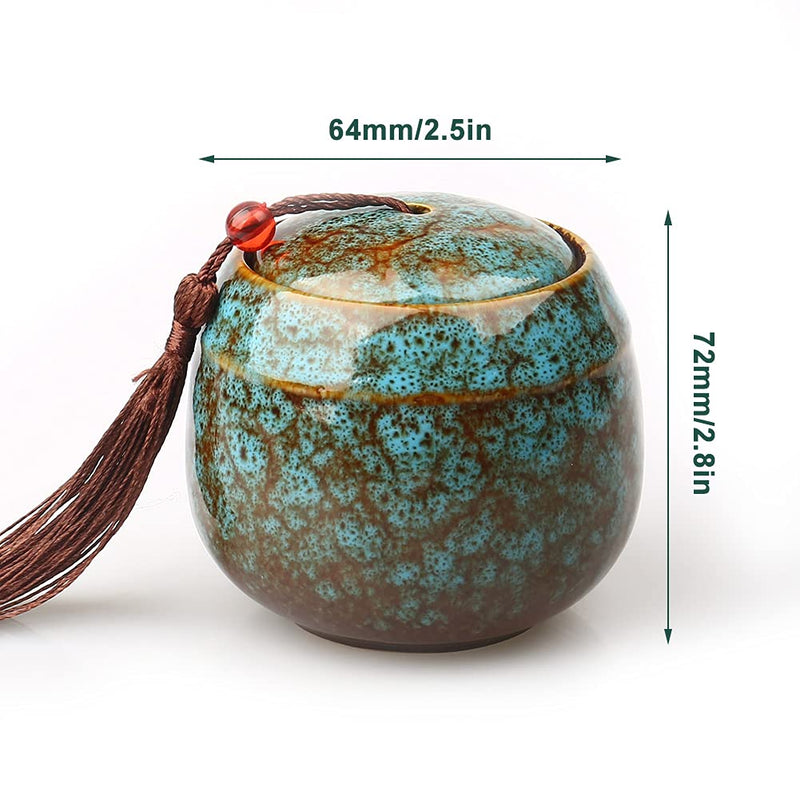 Exnemel Small Urns for Human Ashes, Mini Urn for Ashes for Adults Urns for Pets Dogs, Cat Ashes, Keepsake Funeral Urn Ash Holder (Blue) Blue - BeesActive Australia