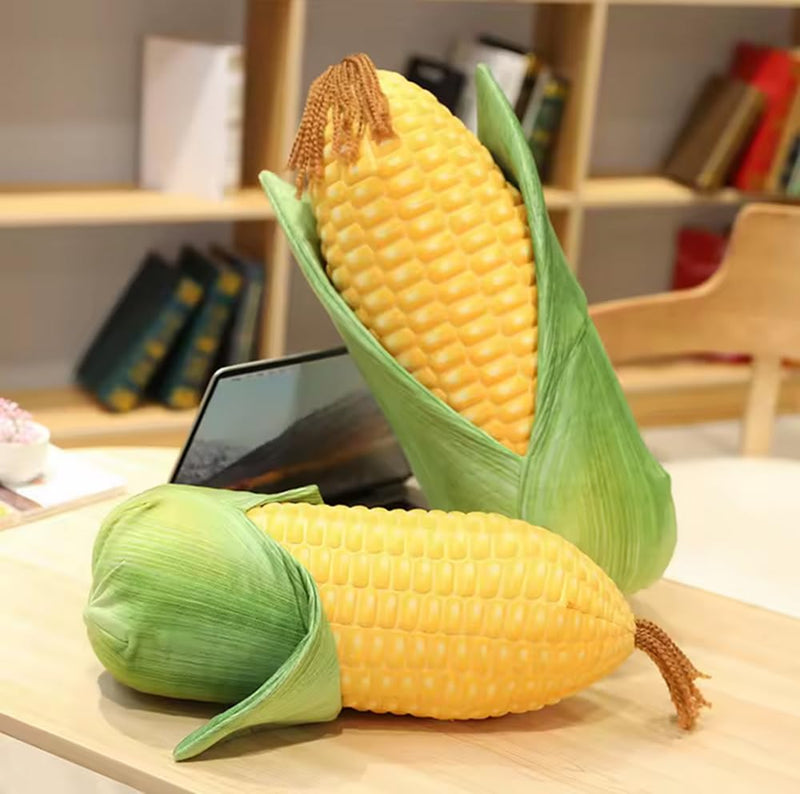 GracesDawn Simulation Corn cob Plush Pillow, 3D Simulation Green Corn, Green Plant Corn Plush Toy, Ideal Gift for Children 17.8 "H - BeesActive Australia