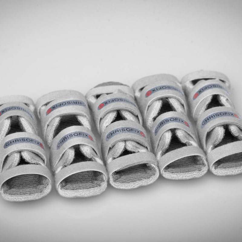 Chrisofix Mallet Finger Splint (DIP), Secures Appropiate Positioning, Flexible, X-Ray Transparent, Medium