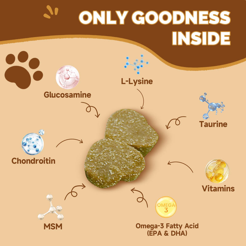 Mushrooms for Dogs - Turkey Tail Mushroom for Dogs - Gut, Skin, Joint, Immune Health- Dog Lumps & Bumps - 13 Organic Mushrooms Turkey Tail, Reishi, Lions Mane, Glucosamine, MSM - Chicken Flavor 1 Pack