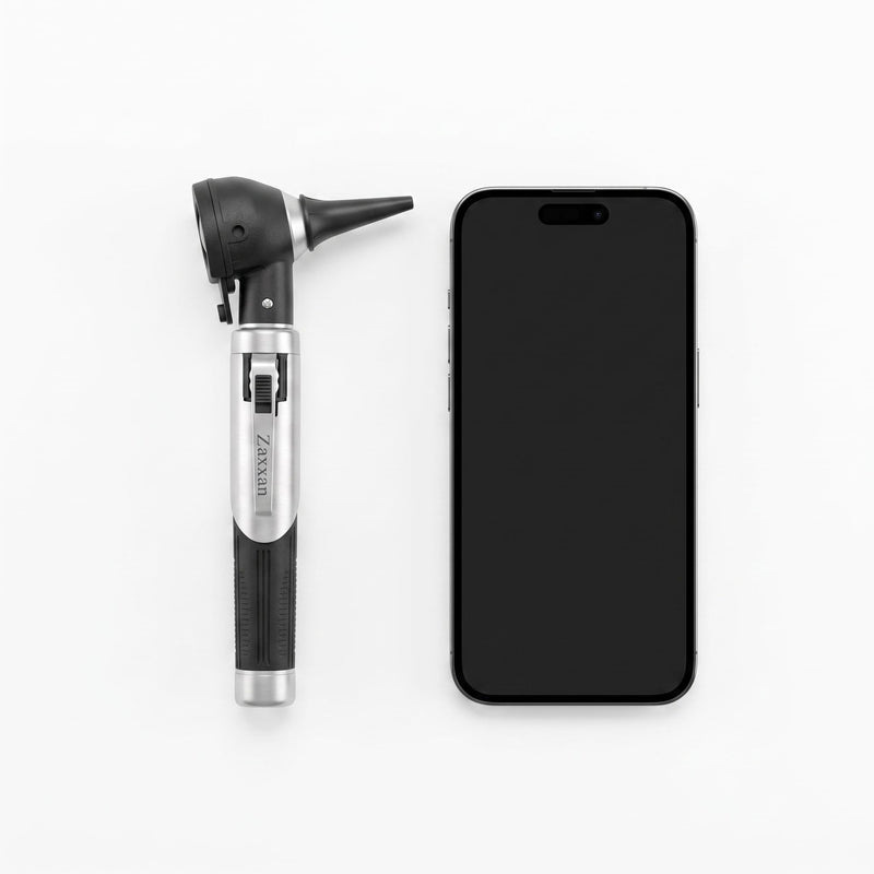 Professional Otoscope – High-Clarity Optical Ear Scope for Home Use, Infections & Canal Exams | Easy for Parents, Students & Clinicians | Includes Specula Kit & Protective Travel Pouch Soft Pouch