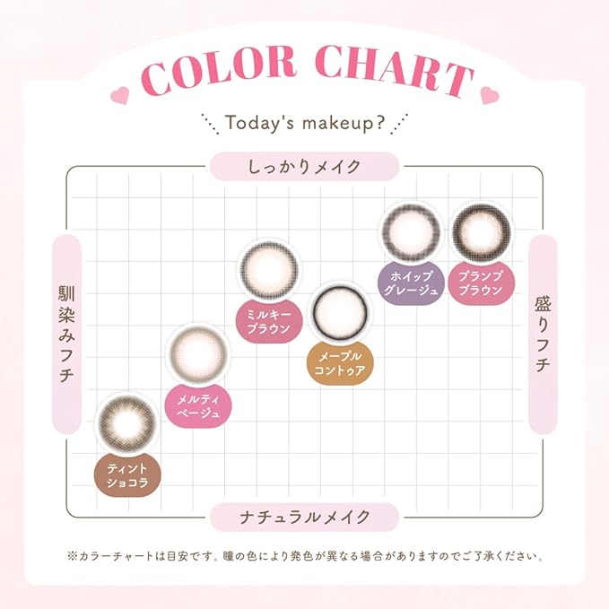 [Momoho image model] Color contact lenses malun malun 1day [1 box of 10 pieces] PWR: -00.00/COLOR: Whipped greige - BeesActive Australia