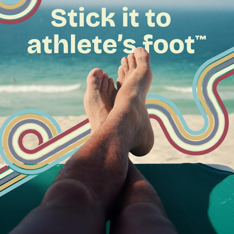 Athlete‚Äôs Foot Treatment Sticks - Easy Glide-On Foot Fungus Treatment, No Mess Application - Tolnaftate 1% Athletes Foot Spray Alternative - 2 Sticks is 1 Full Treatment - BeesActive Australia
