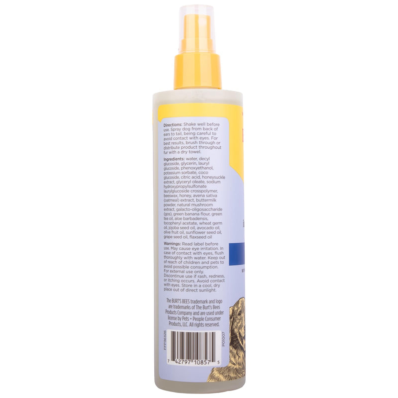 Burt's Bees for Pets Itch Soothing Spray for Dogs, Prebiotics Collection with Mushroom Extract & Green Tea, Naturally Derived Dog Itching Skin Relief Spray, 10oz 10 Fl Oz (Pack of 1)