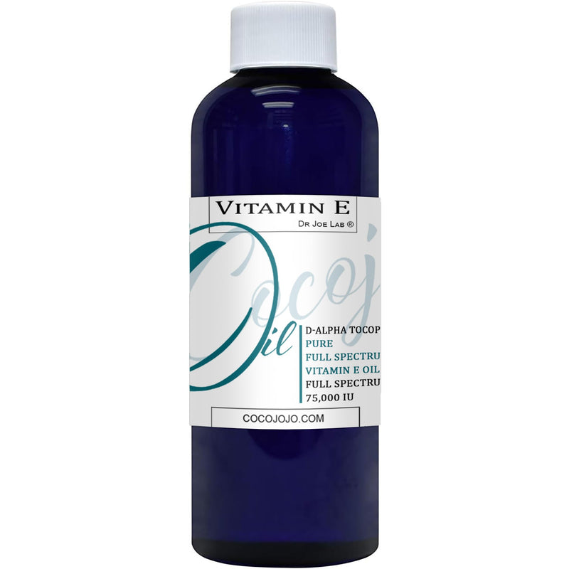 cocojojo Organic Liquid Vitamin E Oil for Skin, Hair, Face, Body Oil, 100% Pure Natural Cold Pressed Unrefined, Moisturizes & Nourishes, Non GMO - 2 Oz 2 Fl Oz (Pack of 1)
