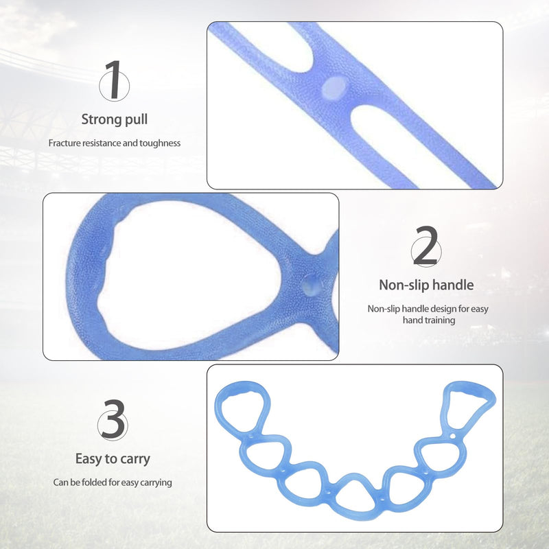 Resistance Bands for Working Out, Adjustable 7-Ring with Handles, Exercise Stretch Bands for Women&Men Fitness,Pilates,Yoga and Physical Therapy 2 Packs - BeesActive Australia
