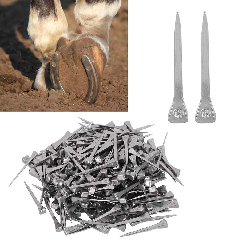 eecoo E3 Horseshoe Nails Equestrian Sports Equipment with High Tensile Strength for Horse Steel Nails(250pcs) - BeesActive Australia