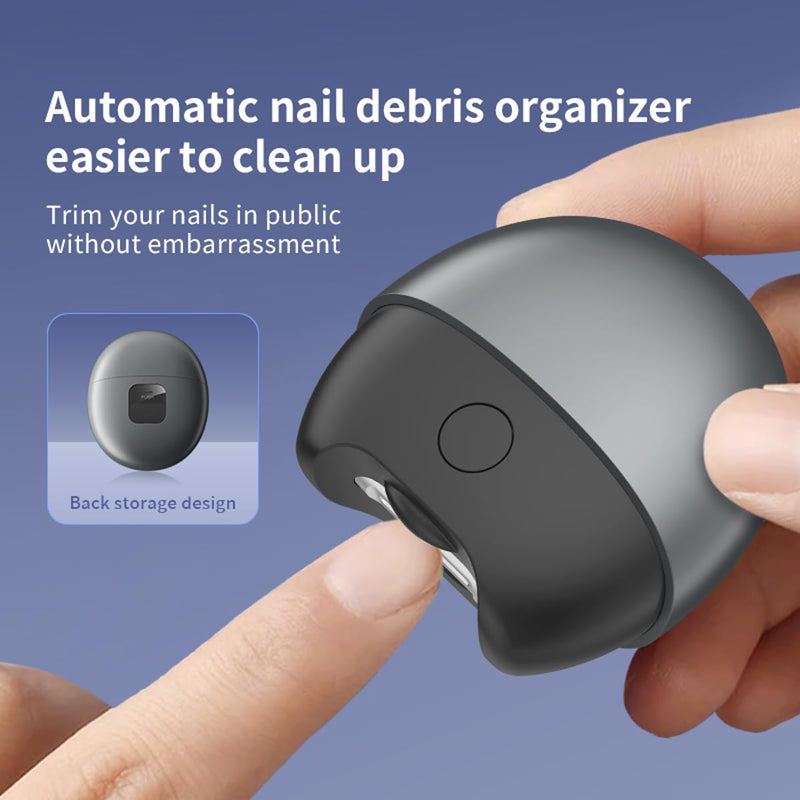 Electric Nail Clipper,2026 Improved Nail Clippers Set, Includes an Automatic 3-in-1 Nail Clippers,a Slanted Nail Clipper(for Ingrown Toenails&Fingernail) Ideal for Babies, Children, Adults and Seniors Black - BeesActive Australia