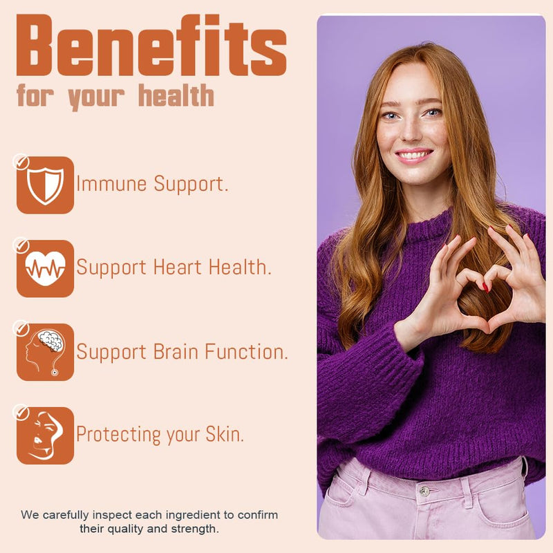 Health Dose Elderberry Plus Capsules – Immune Support Supplement with Vitamins C, D3, Zinc, Selenium & 11 Ingredients for Year-Round Wellness – 120 Veggie Capsules, 2-Month Supply 1