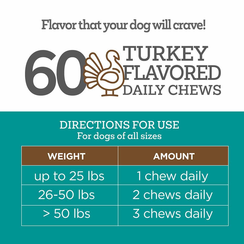 Triple Action Calming Sniffer Chews for Dogs, 60 Piece (008086) - PawsPlanet Australia