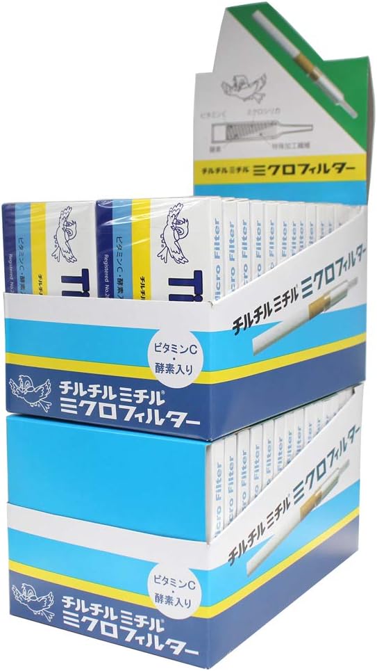 Chiltylmicyl Micro Filter Pipes, 10 Pieces, Vitamin C and Enzyme Filling, Shin Removal, Bulk Purchase 60 Pieces (60 Pieces) (60P) - BeesActive Australia